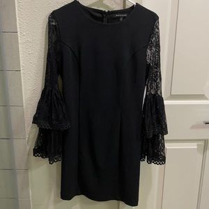 Black Bell Sleeve Dress